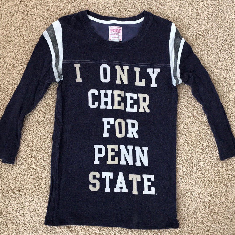 PINK Penn State Quarter-length Tee
